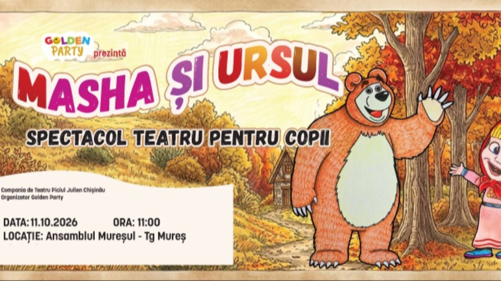 Masha si Ursul - Targu Mures